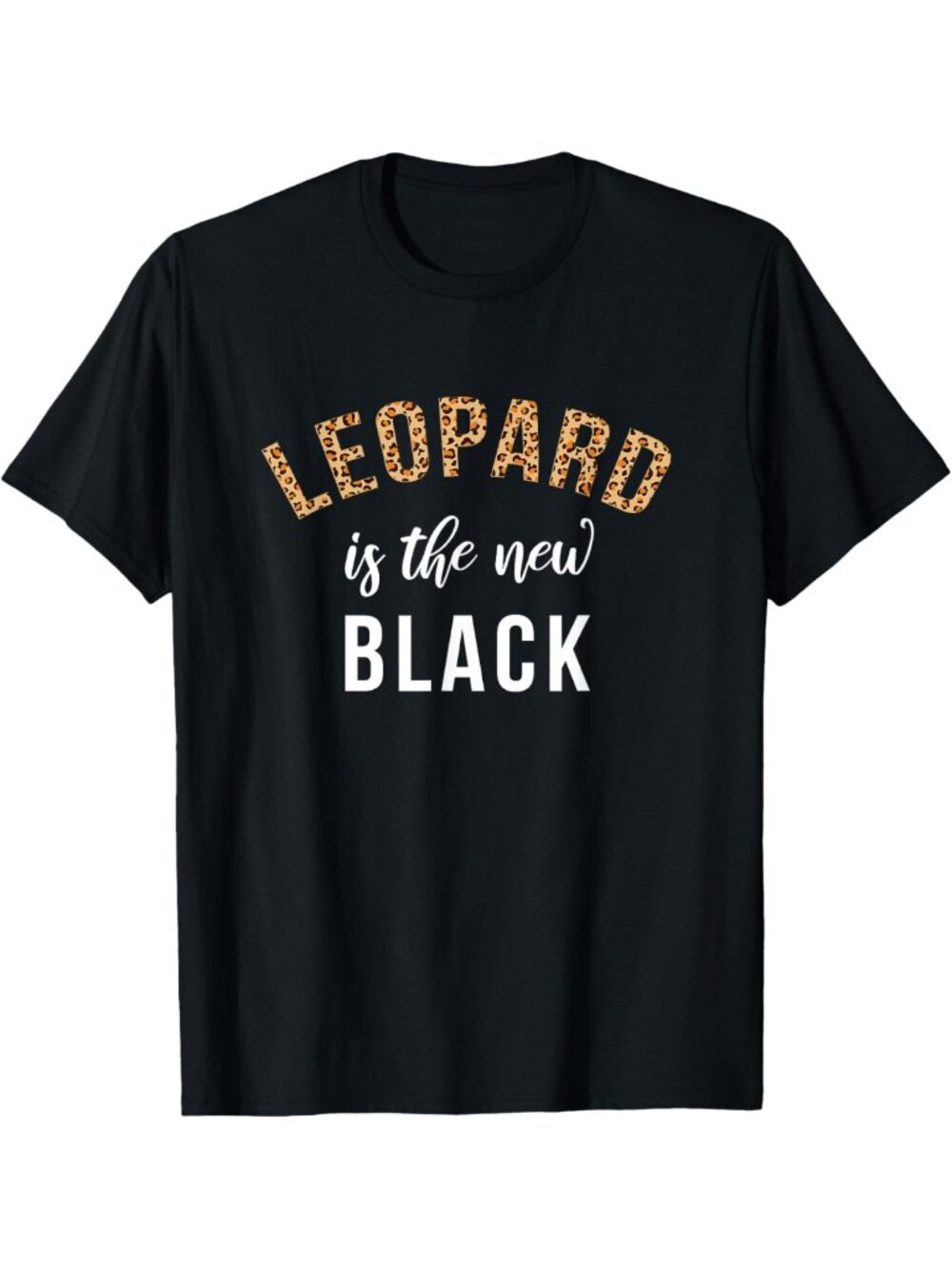 Trendy Leopard Print Women's & Girls' T-Shirt - Cute Casual Style Top